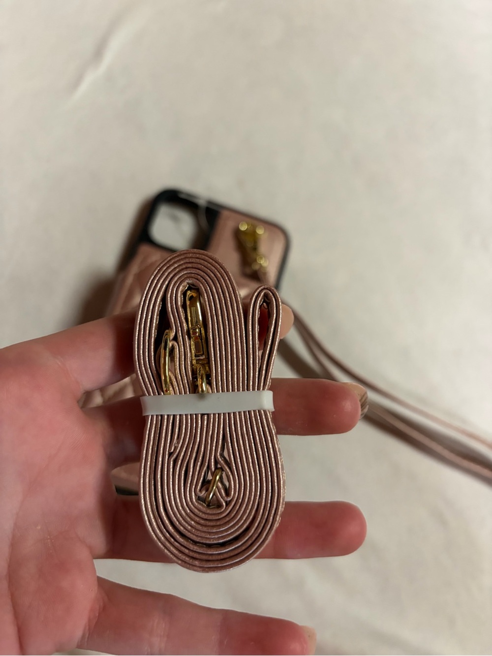 Preppy Rose Gold Phone Case - Picture 4 of 8